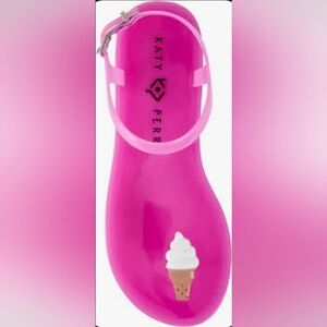 New Katy Perry Collections Women's Fuchsia/Purple Sole Ice Cream Sandals Size 9M